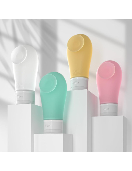 Set de 14 Botellas de Viaje LilyAbeille 60ml Silicona A Prueba de Fugas