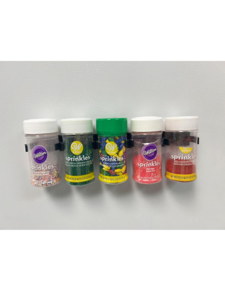 Agarradores de Especias Crazy Chef - Organizador Plata 15 Tarros