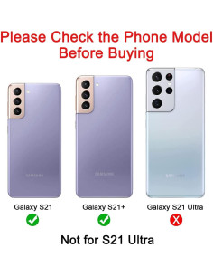 Juego de Reemplazo Lente de Cámara Samsung Galaxy S21/S21 Plus 2