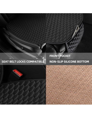Fundas de Asiento Delantero CAPITAUTO Universales Negros