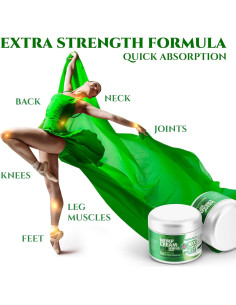 Crema de Masaje Wellution con Cañamo y Árnica 113.4 g 2