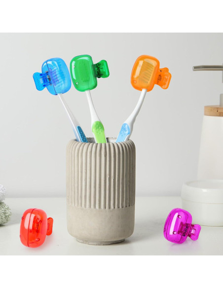 Paquete de 6 Cubiertas de Cepillo de Dientes Atiloy - Colores Variados