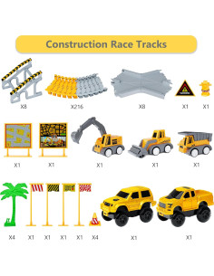 Juguete de Pista de Carreras Hony 253 PCS para Niños 2