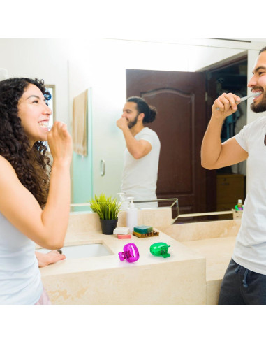 Paquete de 6 Cubiertas de Cepillo de Dientes Atiloy - Colores Variados