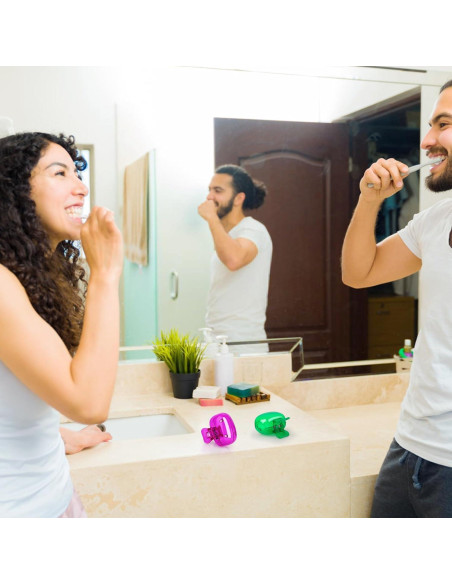 Paquete de 6 Cubiertas de Cepillo de Dientes Atiloy - Colores Variados