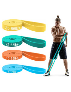 Conjunto de Bandas de Resistencia WSAKOUE para Pull Up 4 Pzas
