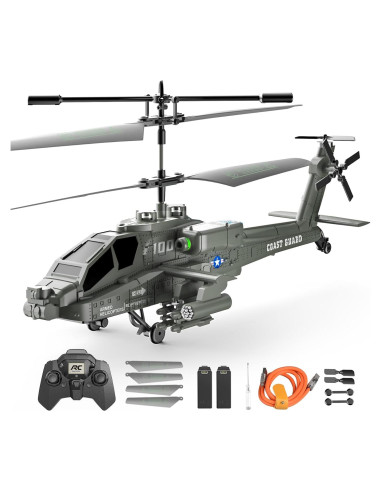 Helicóptero RC XIKOTEC XK1 Verde 3.5 Canales con Giroscopio