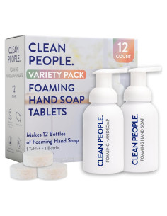 Tabletas de Jabón de Manos Espumoso The Clean People - 12 Unidades