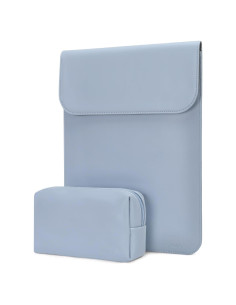 Funda para Laptop MOSISO 13" Cuero Sintético Azul Aire