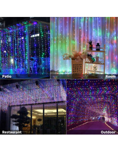 Luces de Cuerda LED Brightown 300 Multicolor 3m con Control Remoto 2