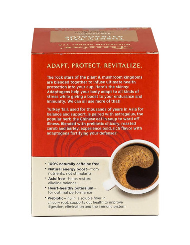 Teeccino Té Herbal Adaptogénico Arce Tostado 10 Bolsitas