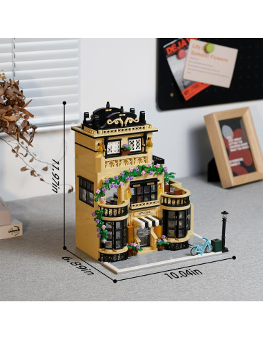 Set de Construcción ENJBRICK Cafetería de Ciudad 1443 Piezas