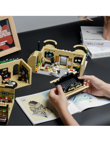 Set de Construcción ENJBRICK Cafetería de Ciudad 1443 Piezas