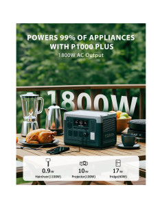 Estación de Energía Solar OUKITEL P1000 Plus 1024Wh 1800W 2