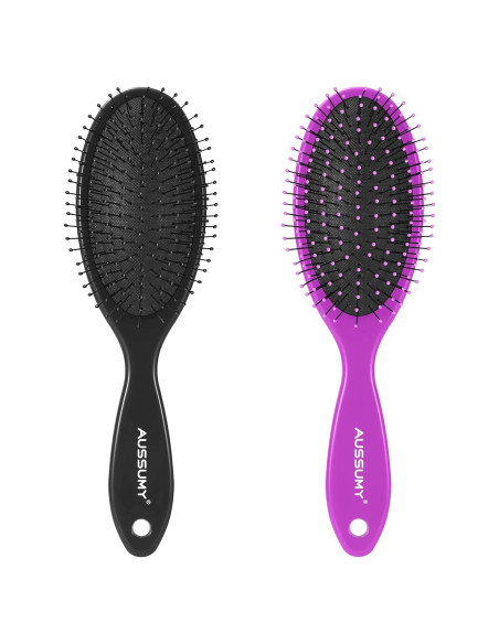 Cepillo Desenredante Aussumy - Paquete de 2 - Suave para Cabello