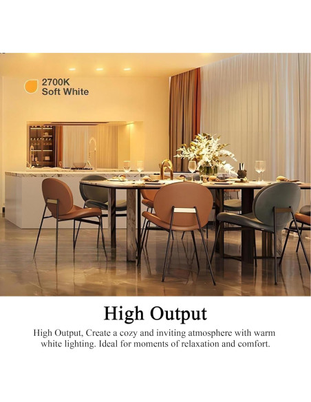 Bombillas Halógenas PAR20 Lachesan 39W 2800K 6 Pcs Regulables