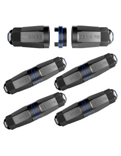 Caja Acoplador RJ45 Impermeable VCELINK IP68 - Paquete de 5