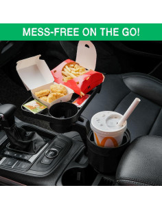 Expansor de Portavasos de Coche Seven Sparta con Bandeja 2