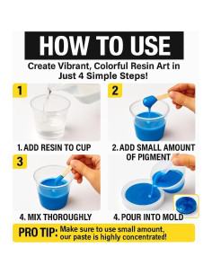 DÍA BÁLTICO - Set de 10 Pastas de Pigmento para Resina Epóxica 20g 2