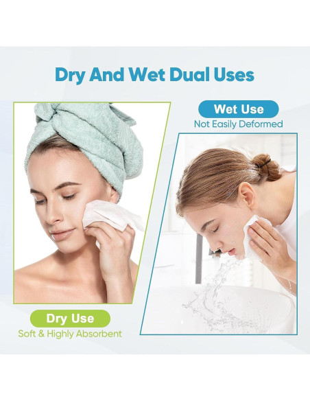 Toallas Faciales Desechables AIDEA XL 50Ct 25x30cm Piel Sensible