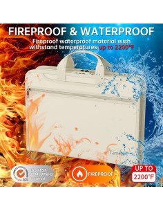 Organizador de Archivos Acordeón Ignífugo Tamfile 5200 13 Bolsillos Beige 2