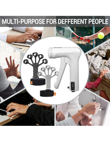 Fortalecedor de Mano YESIMET Ajustable 10-100KG con Conteo