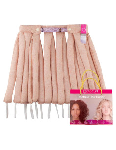 Octocurl Banda Rizadora Sin Calor - Algodón Poplin Rosa