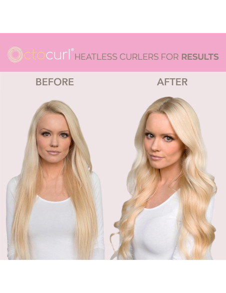 Octocurl Banda Rizadora Sin Calor - Algodón Poplin Rosa