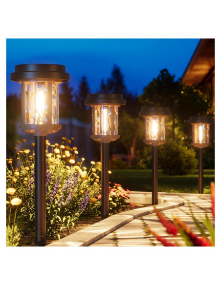 Luces de Jardín Solares XMCOSY+ 20 LM IP65 - Lente de Vidrio