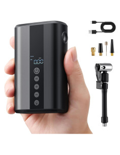 Compresor de Aire Portátil AUMENTAR 130 PSI para Bicicleta