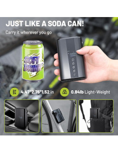 Compresor de Aire Portátil AUMENTAR 130 PSI para Bicicleta 2