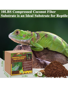 Sustrato de Fibra de Coco ZeeDix 4.54 kg para Reptiles 2