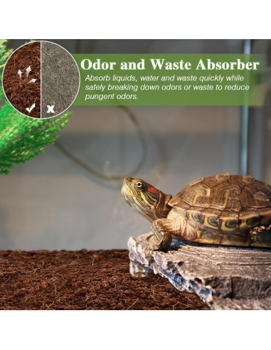 Sustrato de Fibra de Coco ZeeDix 4.54 kg para Reptiles