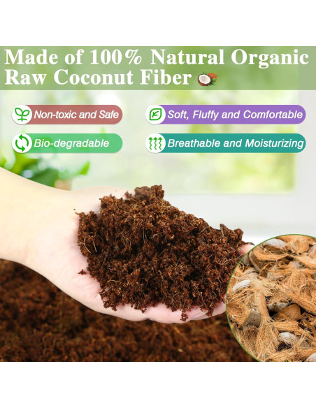 Sustrato de Fibra de Coco ZeeDix 4.54 kg para Reptiles