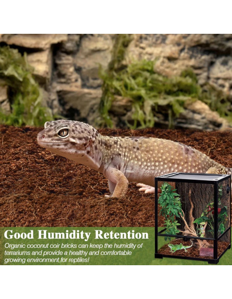 Sustrato de Fibra de Coco ZeeDix 4.54 kg para Reptiles