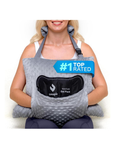 Almohada de Recuperación Zomaple HYP4 con Correa y Gel