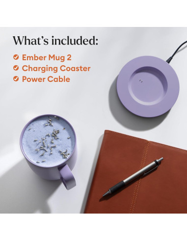 Taza Inteligente Ember 2 Control de Temperatura 414ml Lavanda