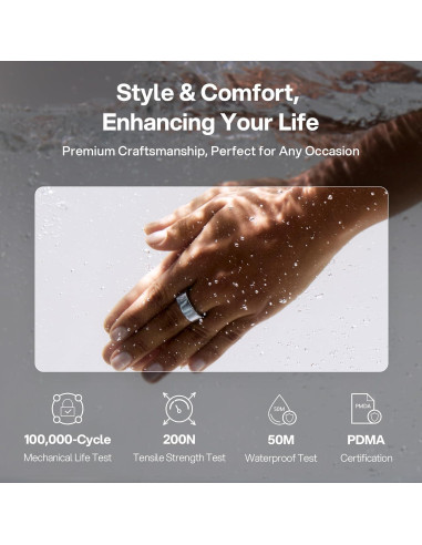 Anillo Inteligente Circul - Monitoreo de Salud y Fitness