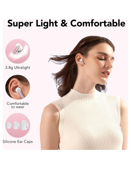 Auriculares Inalámbricos Bluetooth 5.3 TIMU X1, 50H Batería