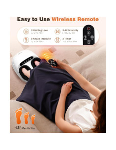 Masajeador de Pies Shiatsu KNQZE KF7 con Calor y Control Remoto 2