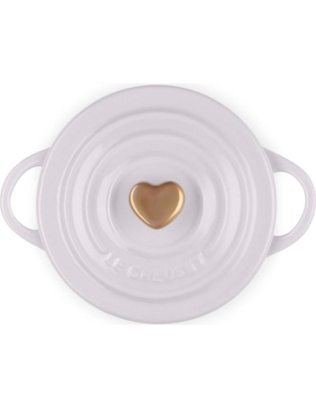 Cocotte Redonda Mini Le Creuset 227g Cerámica Chalote con Tapa