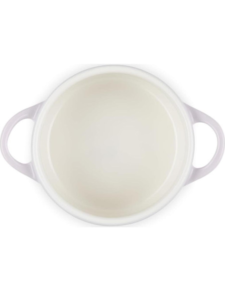 Cocotte Redonda Mini Le Creuset 227g Cerámica Chalote con Tapa
