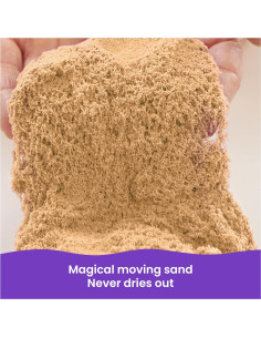 Arena Cinética Spin Master 5kg Natural Marrón Juguete 2