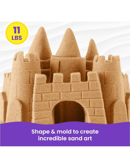 Arena Cinética Spin Master 5kg Natural Marrón Juguete