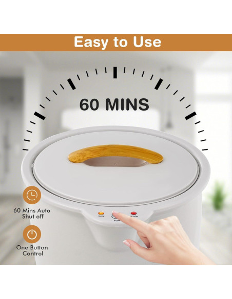 Calentador de Toallas COSTWAY Cubo 20L Gris Apagado Automático