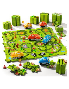 Juego de Pista de Puzzle 64 Piezas Beby Buty para Niños