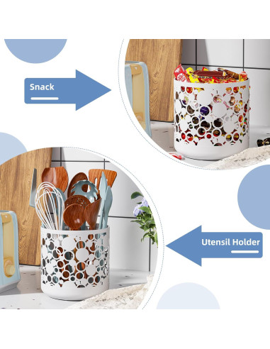 Organizador de Cápsulas de Café MESHDO Blanco 16x16x16 cm