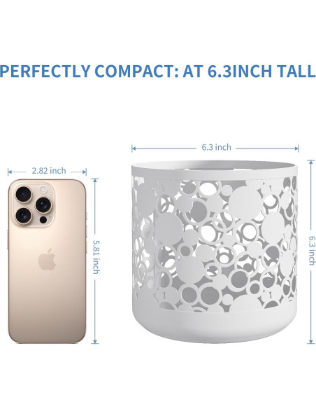 Organizador de Cápsulas de Café MESHDO Blanco 16x16x16 cm