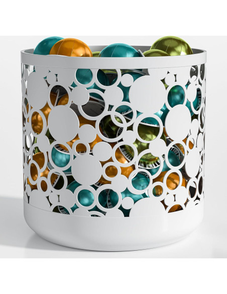 Organizador de Cápsulas de Café MESHDO Blanco 16x16x16 cm