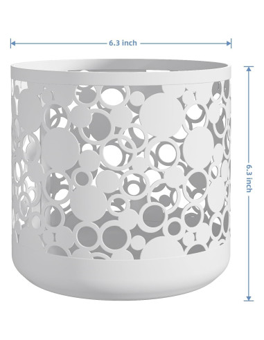 Organizador de Cápsulas de Café MESHDO Blanco 16x16x16 cm